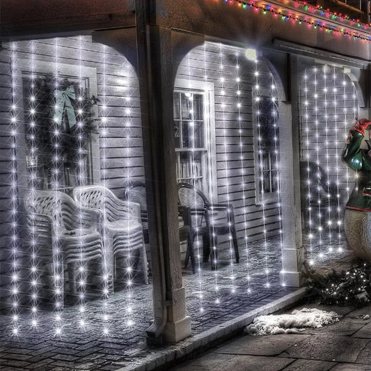 Solar LED Curtain Lights – Christmas & Outdoor Decor